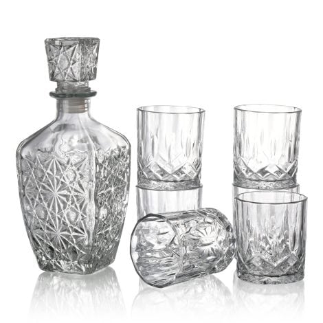 Barvivo Whiskey Decanter Set – Elegant Bottle with Lid, Perfect Gift for Whiskey Enthusiasts in India.