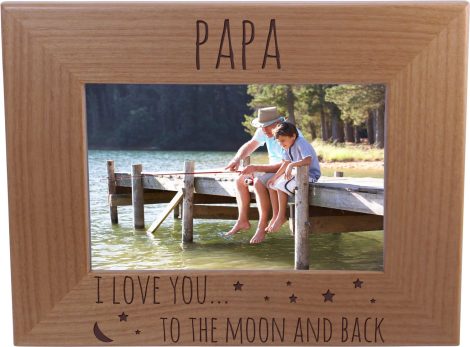 Wooden Picture Frame – Ideal gift for Father’s Day, Birthday, or Christmas for Dad in India.