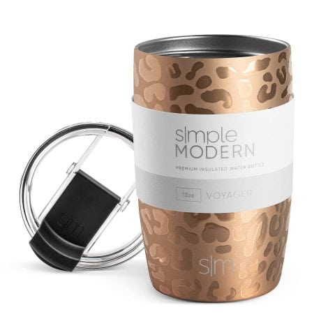 Stylish and convenient Copper Leopard Coffee Cup for on-the-go coffee lovers in India.