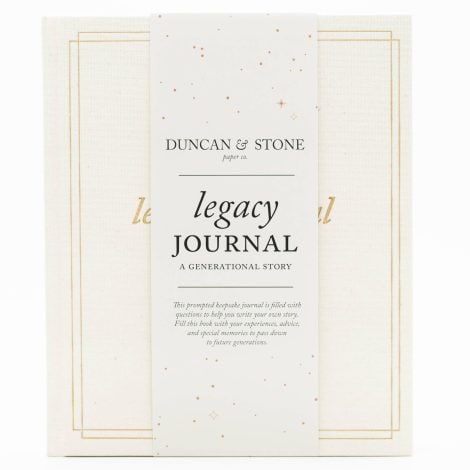 Duncan & Stone’s “Grandparents Memories Book” (Ivory, 85 Pages) – The Perfect Legacy Journal, an Ideal Gift for Grandparents.