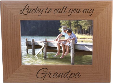 Special Wood Picture Frame – Perfect Father’s Day, Birthday, or Christmas Gift for Dad, Grandpa, Papa or Husband