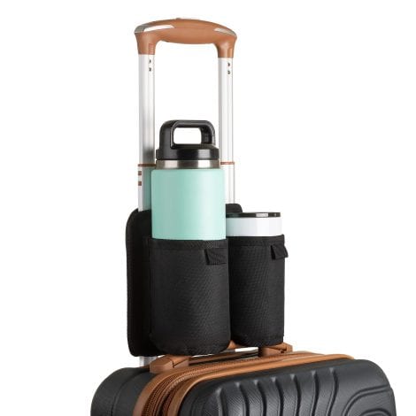 Luggage Handle Travel Cup Holder: Essential Travel Gear for Indian Jetsetters – Perfect Gift!