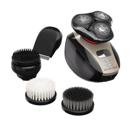 Remington XR1410 Verso Wet & Dry Men’s Shaver & Trimmer – Electric Shaver for Indian Men, Black/Beige.