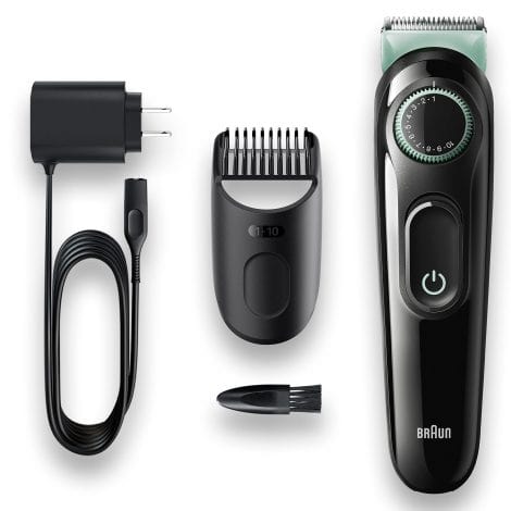 Braun BT3221: Wireless and Rechargeable Trimmer and Hair Clippers for Men, specifically for Indian consumers.