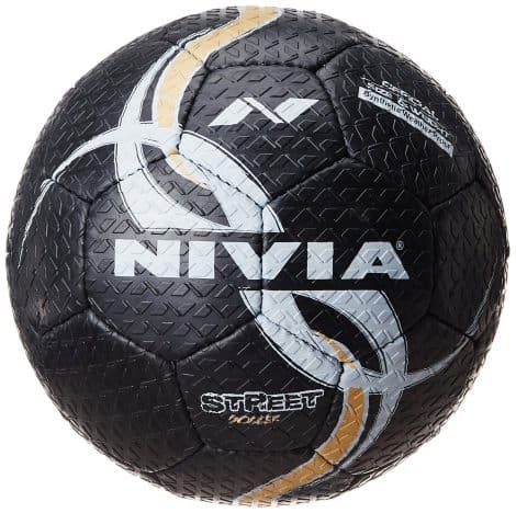 Nivia Street Rubber Football, Size 5 (Multicolor) – Vibrant Street Soccer Ball for Indians!