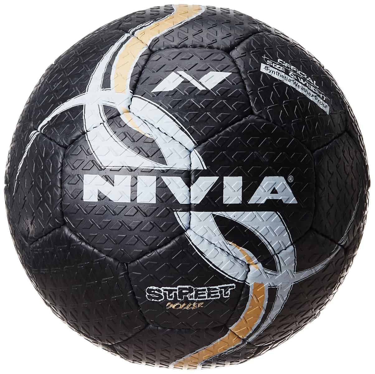 Nivia Street Rubber Football, Size 5 (Multicolor)