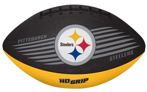 Yellow Rawlings NFL Pittsburgh Steelers 07731082111 Youth Downfield Football, with options for all teams.