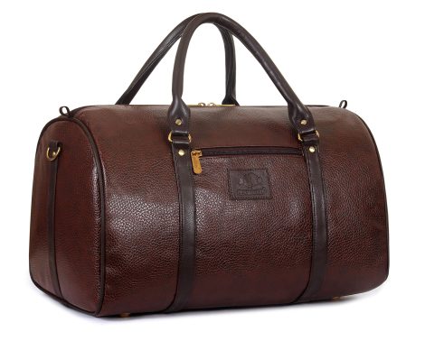 THE CLOWNFISH 27 Cms Brown Travel Duffle made with Artificial Leather (TCFDBFL-R34LCHO1).