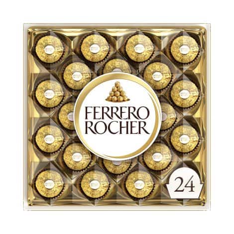 Ferrero Rocher in a pack of 24 yummy chocolates!