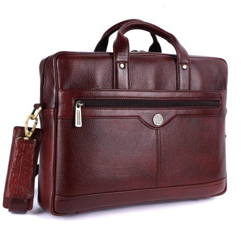 HAMMONDS FLYCATCHER Genuine Leather Laptop Bag – Stylish, Spacious, and Water Resistant – Perfect for Travel.