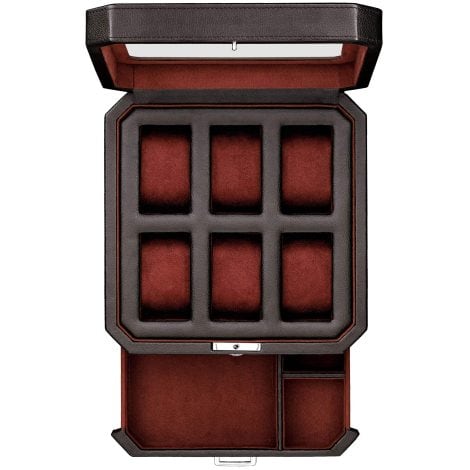 Luxurious ROTHWELL Watch Box – Securely stores and elegantly showcases your watches with style.